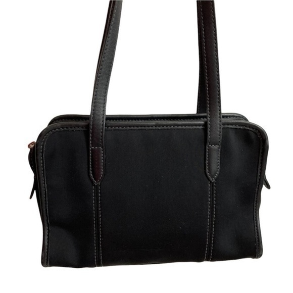 Coach vintage black neoprene and leather small tote bag - Picture 2 of 13